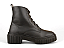 Bota Coturno Donna Lolita Com Cadarço E Ziper Preto - Imagem 2