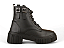 Bota Coturno Donna Lolita Cano Media Com Fivela Preto - Imagem 2