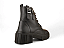 Bota Coturno Donna Lolita Cano Media Com Fivela Preto - Imagem 3