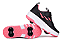 Tênis Infantil Anninha Tira Com Velcro Com Rodinhas Skate Preto/Pink - Imagem 1