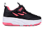 Tênis Infantil Anninha Tira Com Velcro Com Rodinhas Skate Preto/Pink - Imagem 11