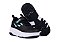 Tênis Infantil Anninha Tira Com Velcro Com Rodinhas Skate Preto/Verde-Agua - Imagem 1