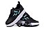 Tênis Infantil Anninha Tira Com Velcro Com Rodinhas Skate Preto/Verde-Agua - Imagem 7
