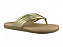 Chinelo Softli Com Correia Metalizada Super Conforto Light/Gold - Imagem 1