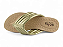 Chinelo Softli Com Correia Metalizada Super Conforto Light/Gold - Imagem 4