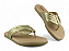Chinelo Softli Com Correia Metalizada Super Conforto Light/Gold - Imagem 7