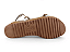 Sandalia Flat Flor De Lis Fivela Metalizada Com Adorno Prata - Imagem 4
