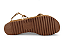Sandalia Flat Flor De Lis Fivela Metalizada Com Adorno Ouro Light - Imagem 4