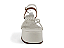Sandalia Salto Anabella Flor De Lis Tira Fivela Off White - Imagem 5