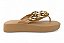 Chinelo Petite Jolie Flatform Bico Quadrado Correia Com Corrente Avela - Imagem 2