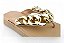 Chinelo Petite Jolie Flatform Bico Quadrado Correia Com Corrente Avela - Imagem 4