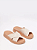 Chinelo Petite Jolie Smash Flat Tira Em X White - Imagem 1