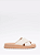 Chinelo Petite Jolie Smash Flat Tira Em X White - Imagem 3