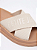 Chinelo Petite Jolie Smash Flat Tira Em X White - Imagem 4