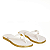 Chinelo Petite Jolie Fresh Solado Com Glitter White - Imagem 1