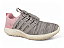 Tenis Meia Spark Esportivo Com Cadarço Cinza/Rosabb SM2501 - Imagem 3