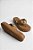 Tamanco Flat Moleca Correia Com Tachas Moeda Dourada Nude - Imagem 2