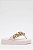 Chinelo Petite Jolie Flatform Bico Quadrado Correia Com Corrente White - Imagem 2