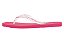 Chinelo Beira Rio Correia Fina Transparente Com Glitter Pink - Imagem 4