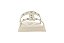 Papete Meninas Molekinha Com Spike Branco Branco Off - Imagem 3