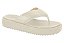 Tamanco Moleca FlatForm Chinelo Solado Alto Calce Facil Branco OFF - Imagem 1