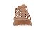 Sandalia Moleca Flatform Tratorada Com Fivela Nude - Imagem 3