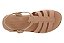 Sandalia Moleca Flatform Tratorada Com Fivela Nude - Imagem 6