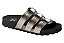 Sandalia Papete Moleca 3 Tiras Com Spike Piramide Grafite/Preto - Imagem 1