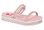 Sandalia Molekinha Flatform Com Tiras Calce Facil Rosa - Imagem 1