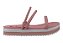 Sandalia Molekinha Flatform Com Tiras Calce Facil Rosa - Imagem 2