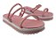 Sandalia Molekinha Flatform Com Tiras Calce Facil Rosa - Imagem 4