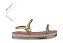 Sandalia Molekinha Flatform Com Tiras Calce Facil Dourado - Imagem 4