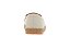 Sapatilha Moleca Bico Redondo Com Detalhe Dourado Branco Off - Imagem 5