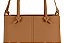 Bolsa Moleca Alça Ajustavel Com Detalhes Dourados Camel - Imagem 4