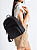 Mochila Petite Jolie Com Bolso Frontal Ziper Preto - Imagem 2