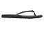 Chinelo Casual Beira Rio Tira Com Strass Conforto Diario Black Diamond - Imagem 2