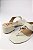 Tamanco Feminino Littz Com Salto Baixo  Off White/Ouro - Imagem 5