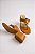 Tamanco Feminino Littz Com Salto Baixo  Calf Ambar/Ouro - Imagem 2