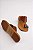 Rasteira Feminino Littz Chinelo Com Tira De Dedo  Calf Ambar/Laranja - Imagem 2