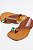 Rasteira Feminino Littz Chinelo Com Tira De Dedo  Calf Ambar/Laranja - Imagem 5