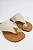 Rasteira Feminino Littz Chinelo Com Tira De Dedo  Calf Off White/Off White - Imagem 5