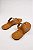 Sandalia Rasteira Feminino Littz Chinelo Tira Larga Carvalho/Caramelo/Laranja - Imagem 3