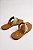 Sandalia Rasteira Feminino Littz Chinelo Tira Larga Off White/Verde/Marm.Verde - Imagem 3
