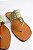 Sandalia Rasteira Feminino Littz Chinelo Tira Larga Off White/Verde/Marm.Verde - Imagem 6