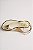Sandalia Feminina Littz Com Fivela   Off White/Ouro - Imagem 3