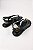 Sandalia Feminina Littz Com Fivela   Calf Preto/Ouro - Imagem 4