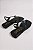 Sandalia Rasteira Feminino Littz Com Fivela E Pedraria   Preto/Turquesa/Ouro - Imagem 4