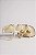 Sandalia Com Salto Bloco Tira Com Tachas Off White - Imagem 3
