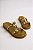 Papete Littz Com Detalhes Em Bolinhas Metalizadas Estilo E Conforto Bronze - Imagem 1