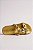Papete Littz Com Detalhes Em Bolinhas Metalizadas Estilo E Conforto Bronze - Imagem 3